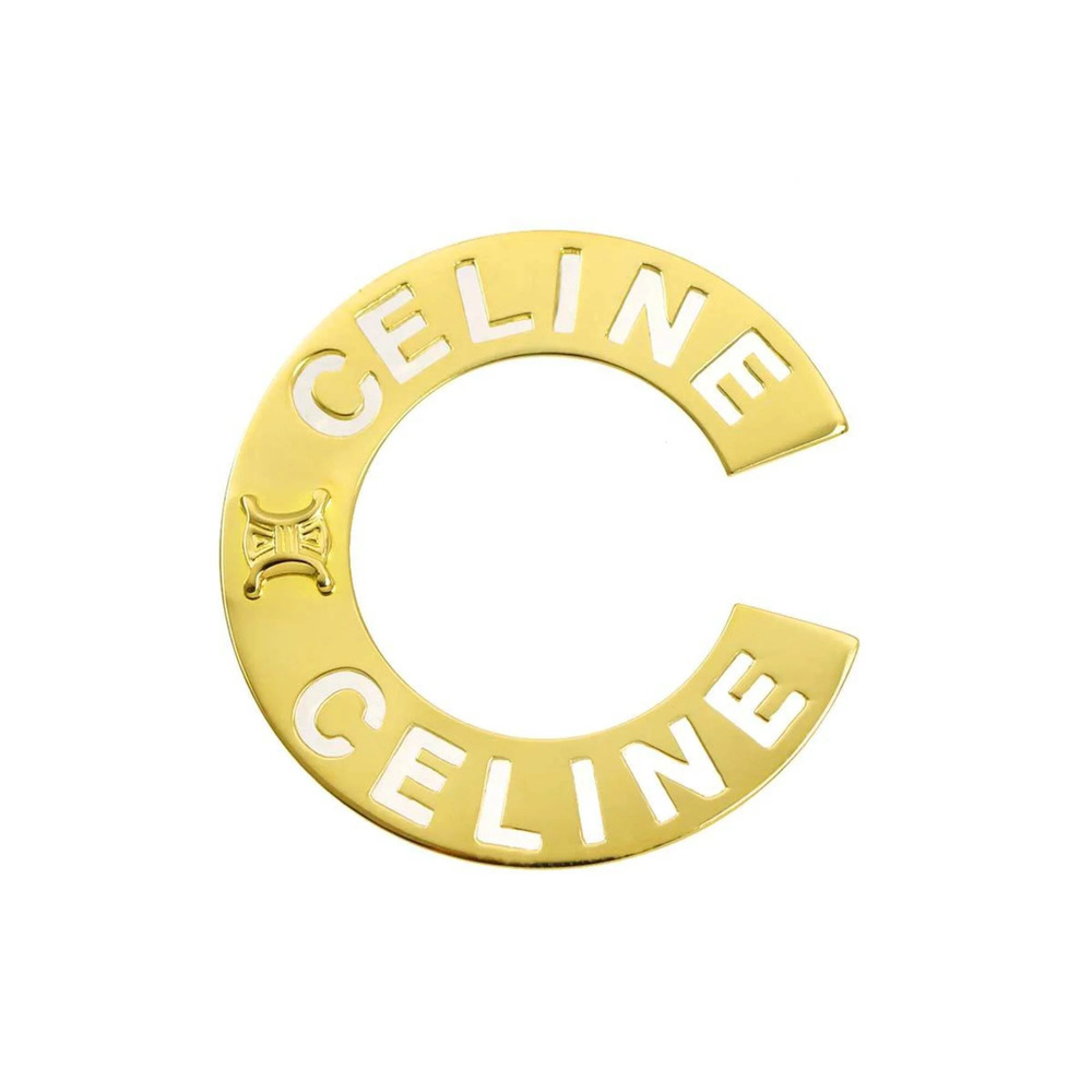 Celine pendant top, 18K yellow gold (750), diamond pendant.